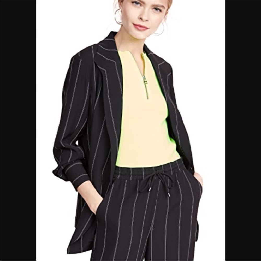 Anine Bing Pinstripe Blazer - Picture 2 of 11